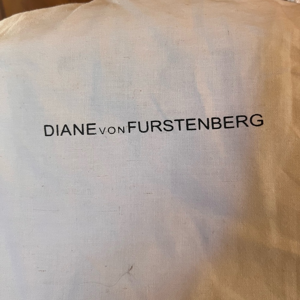 Shearling & Leather Diane Von Furstenberg Small Shoulder Bag Luxury Ranchwear - Picture 4 of 10